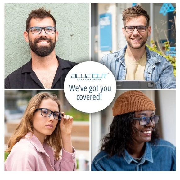 Blue Light Blocking Stylish Glasses New - Picture 5 of 16